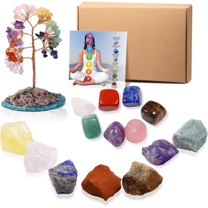 image:imageHealing Crystals Set Chakra Crystals Kit Include 7 Raw amp Tumbled Chakra Stones Crystal Tree for Meditation Yoga Reiki HealingB